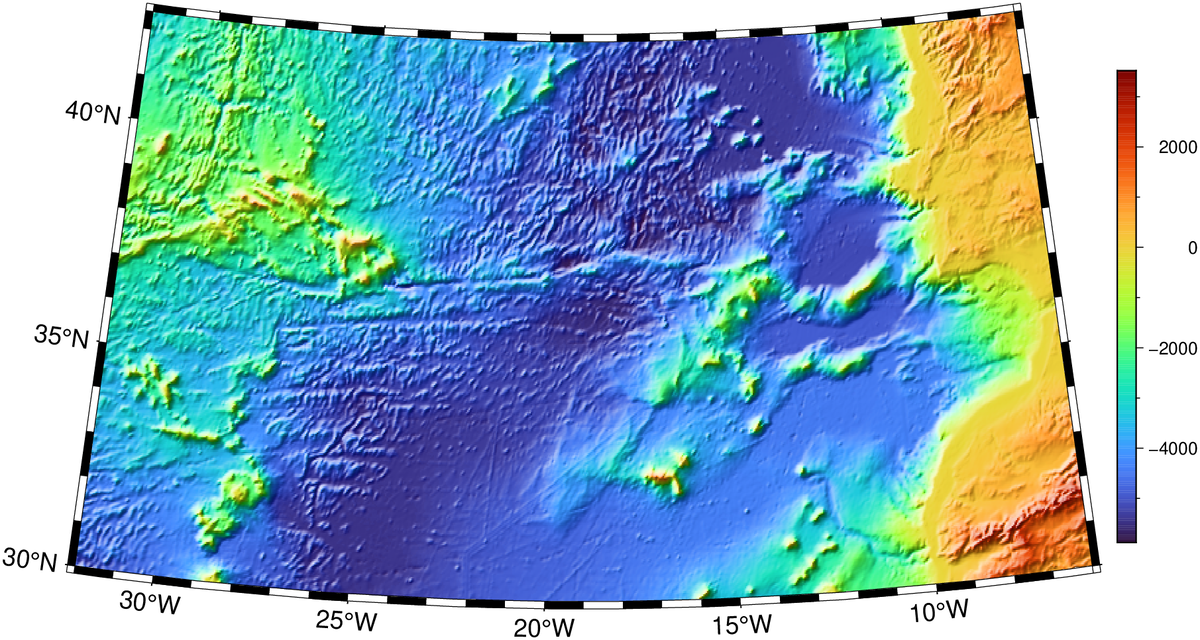 earth_relief over the Portugal region