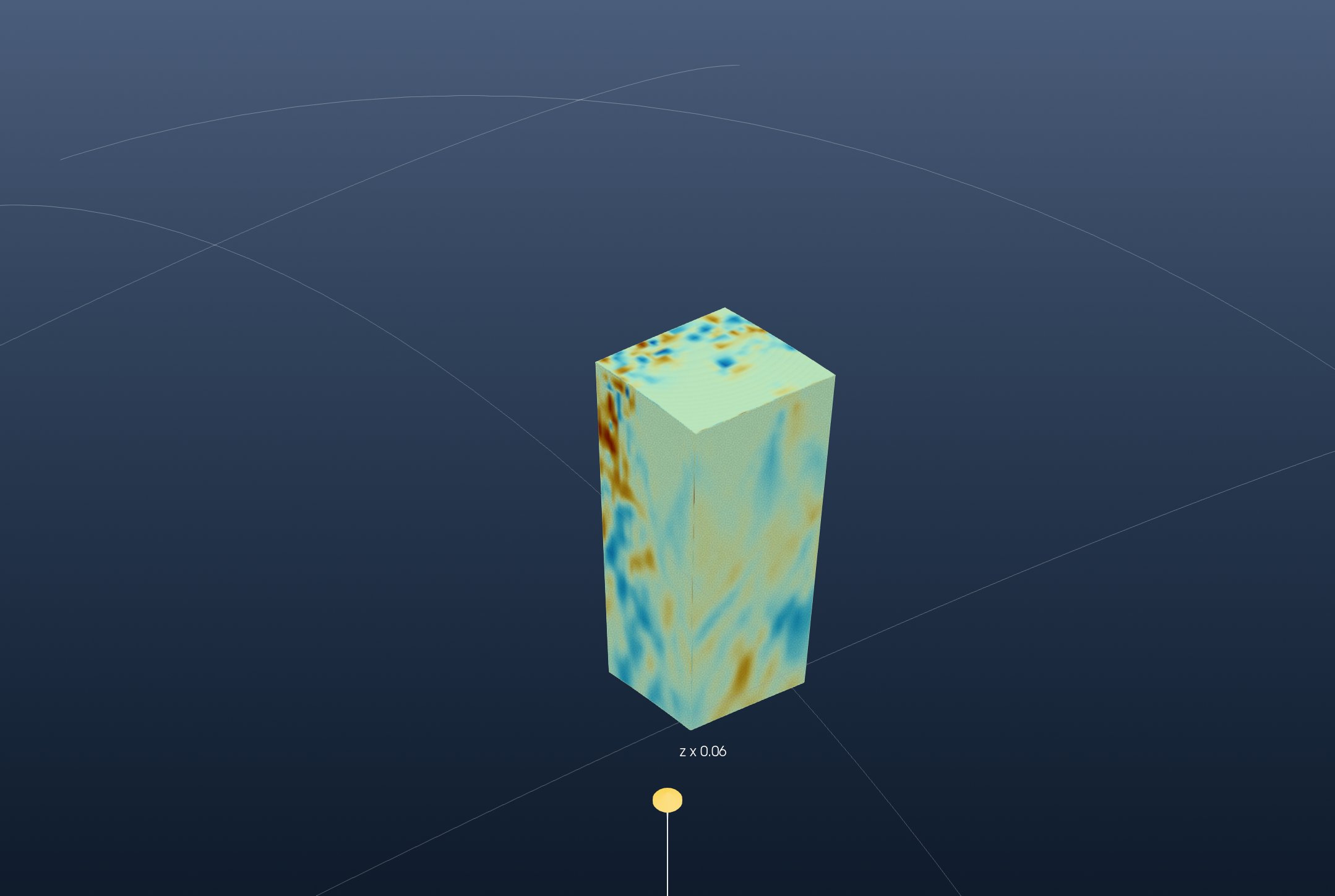 The subvolume from 5° to 12° E and 40° to 45° N